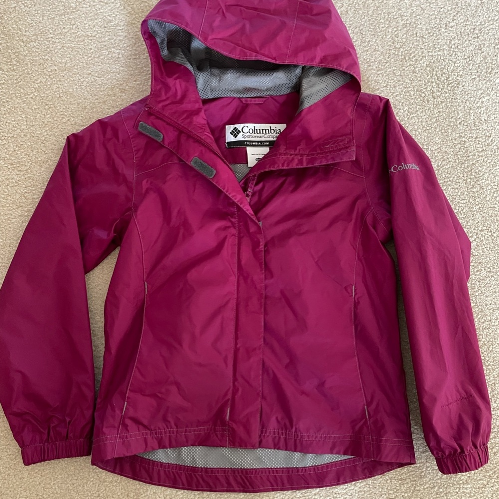 Columbia Youth Waterproof rain jacket